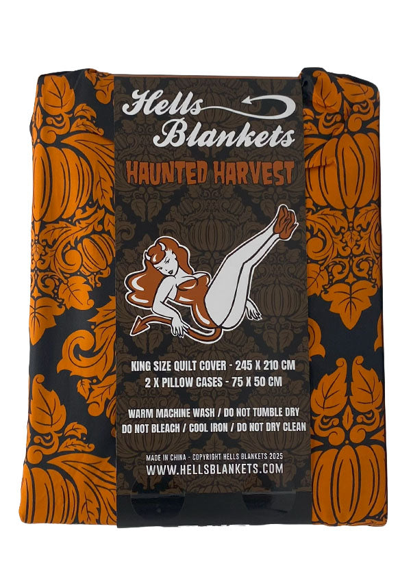 Haunted Harvest [Black/Orange] | QUILT SET