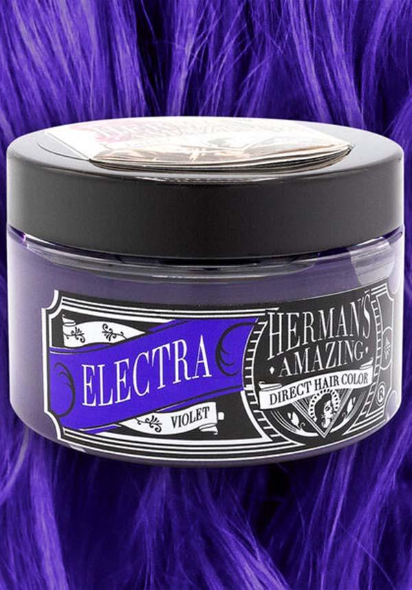 Electra Violet | HAIR COLOUR - Beserk - all, clickfrenzy15-2023, colour:purple, cosmetics, cruelty free, cruetly free, discountapp, dye, dyes, fp, googleshopping, hair, hair colour, hair colours, hair dye, hair dyes, hair purple, hermans, hermans colour, hermans hair colour, HN7845, labelvegan, mermaid, mermaid hair, purple, R090922, sep22, vegan