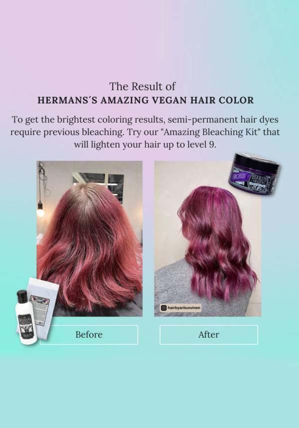 Magic Orchid | HAIR COLOUR - Beserk - all, bright purple, clickfrenzy15-2023, colour:purple, cosmetics, cruelty free, cruetly free, discountapp, dye, dyes, fp, googleshopping, hair colour, hair colours, hair dye, hair dyes, hair purple, hermans, hermans colour, hermans hair colour, HN7845, labelvegan, mermaid hair, purple, R090922, sep22, vegan