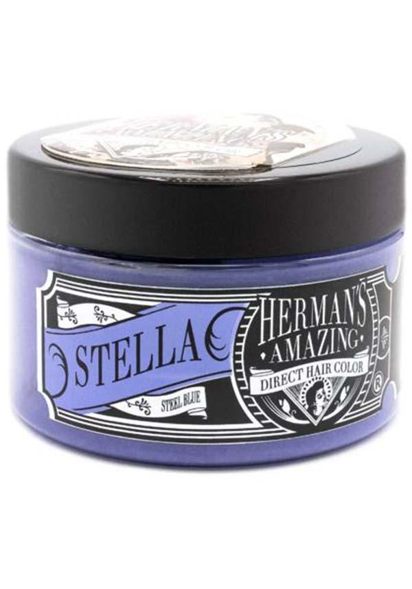 Stella Steel Blue | HAIR COLOUR - Beserk - all, clickfrenzy15-2023, cosmetics, dec17, discountapp, dye, fp, grey, hair, hair colour, hair dye, hair dyes, hair grey, hair silver, hermans colour, hermans hair colour, labelvegan, silver, vegan