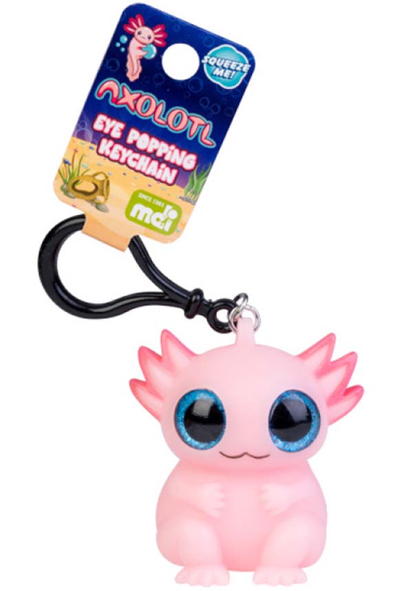 Axolotl Eye Popping | KEYCHAIN