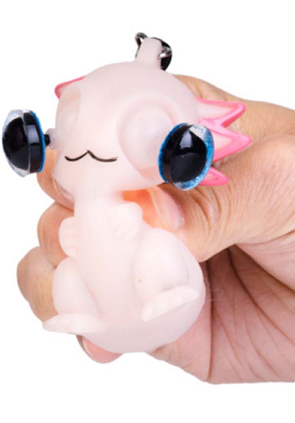 Axolotl Eye Popping | KEYCHAIN*