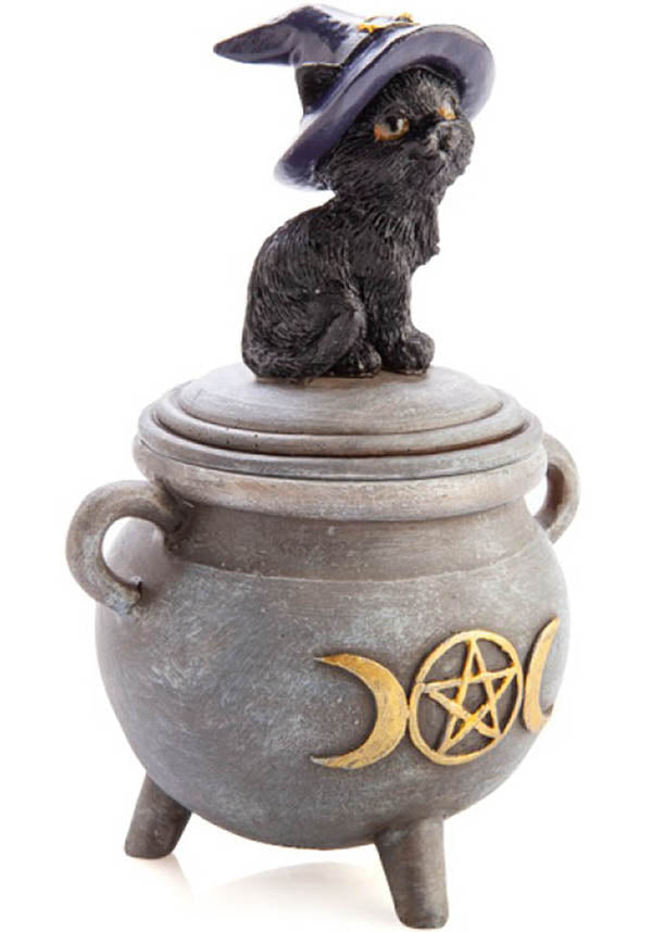 Black Cat | CAULDRON TRINKET BOX