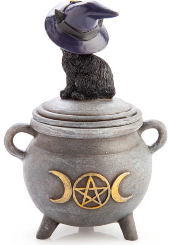 Black Cat | CAULDRON TRINKET BOX