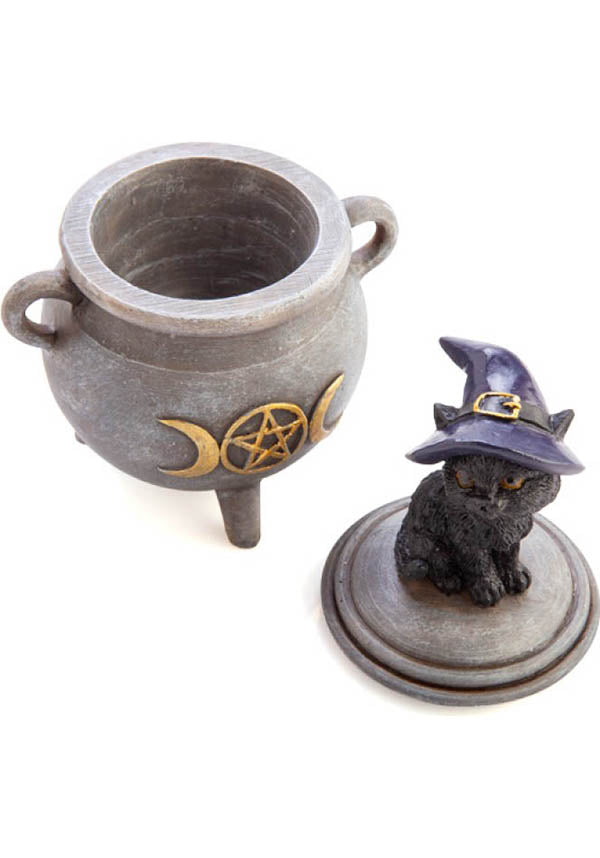 Black Cat | CAULDRON TRINKET BOX