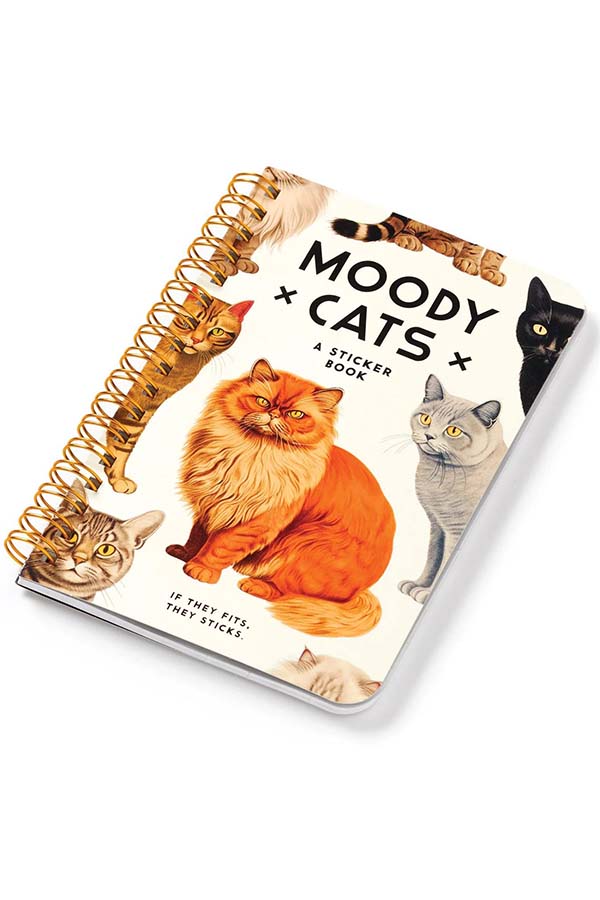 Moody Cats | STICKER BOOK
