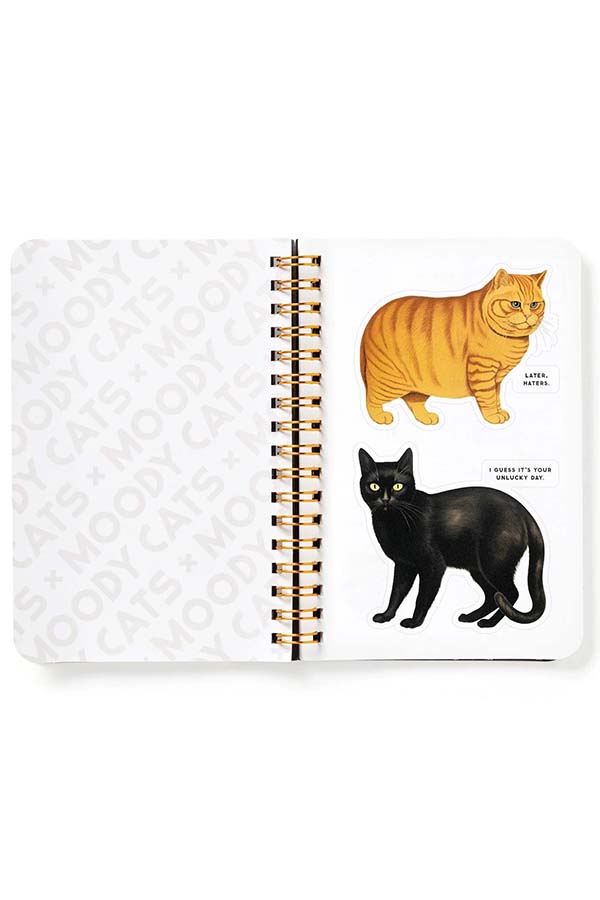 Moody Cats | STICKER BOOK