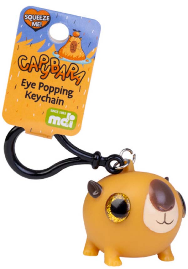 Capybara Eye Popping | KEYCHAIN