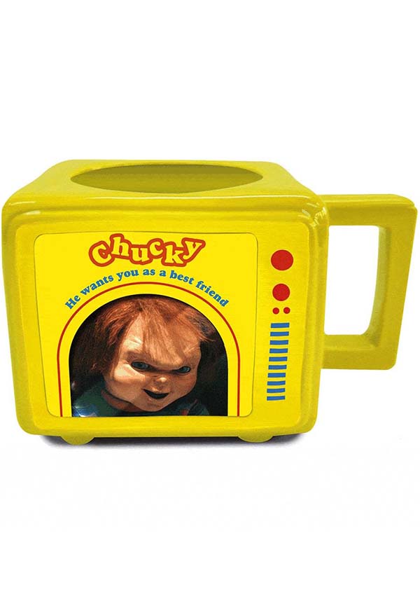 Chucky: Face Retro TV | HEAT CHANGE MUG