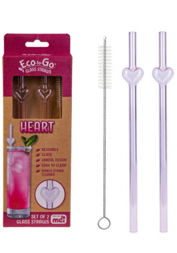 Glass [Heart] | REUSABLE STRAW