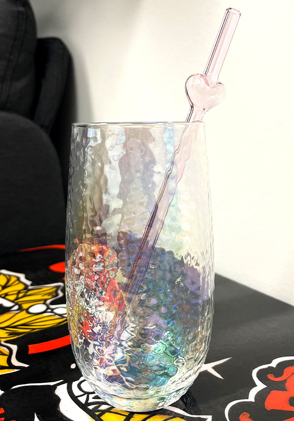 Glass [Heart] | REUSABLE STRAW