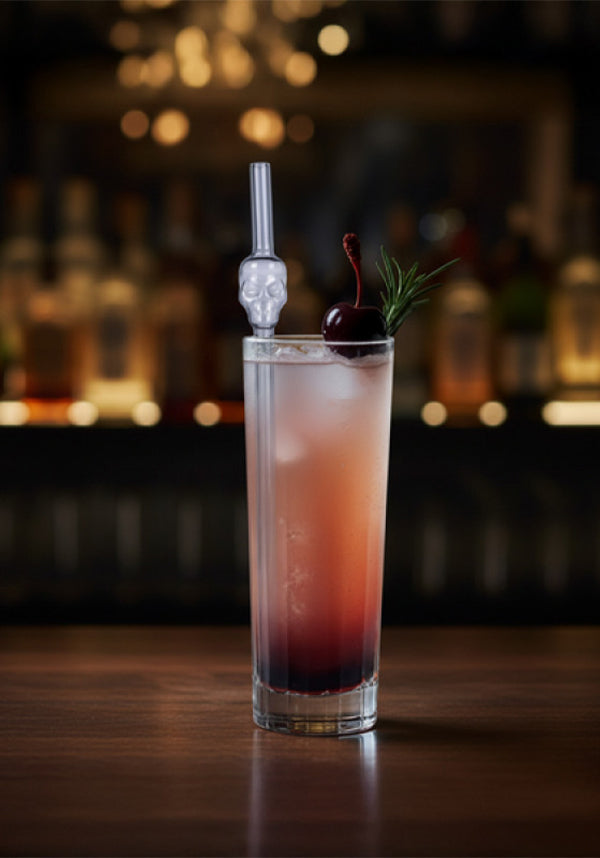 Glass [Skull] | REUSABLE STRAW