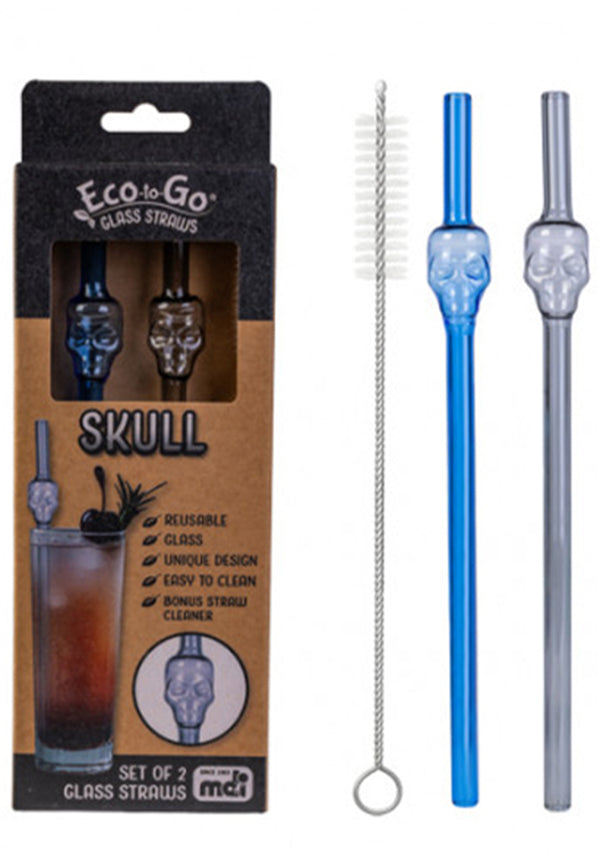 Glass [Skull] | REUSABLE STRAW