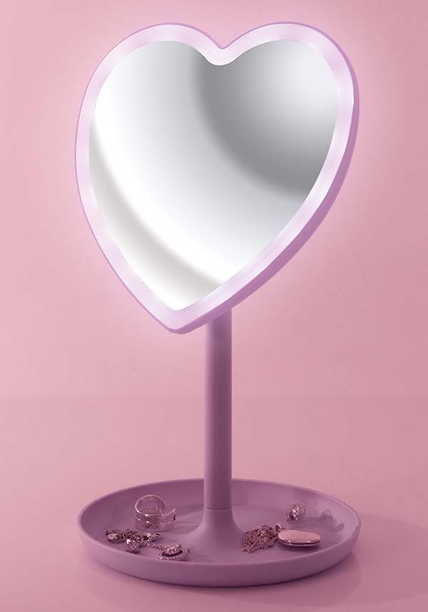 Light Up LED | HEART MIRROR