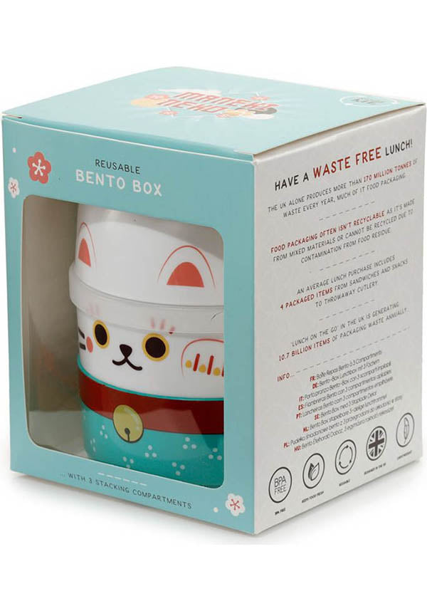 Maneki Neko Lucky Cat | BENTO LUNCH BOX