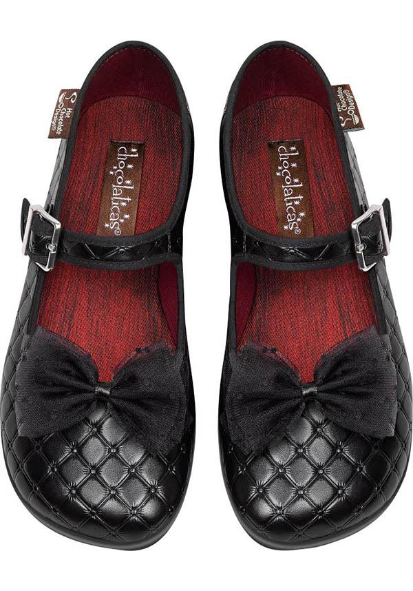 Coffin | FLATS - Beserk - all, black, bow, clickfrenzy15-2023, cpgstinc, discountapp, flats, flats [in stock], fp, goth, gothic, HC56222, hot chocolate, in stock, instock, labelinstock, labelvegan, mar22, poppincandy, quilted, R310322, shoes, vegan