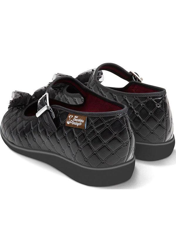 Coffin | FLATS - Beserk - all, black, bow, clickfrenzy15-2023, cpgstinc, discountapp, flats, flats [in stock], fp, goth, gothic, HC56222, hot chocolate, in stock, instock, labelinstock, labelvegan, mar22, poppincandy, quilted, R310322, shoes, vegan