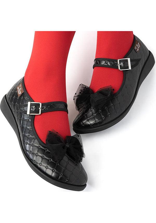 Coffin | FLATS - Beserk - all, black, bow, clickfrenzy15-2023, cpgstinc, discountapp, flats, flats [in stock], fp, goth, gothic, HC56222, hot chocolate, in stock, instock, labelinstock, labelvegan, mar22, poppincandy, quilted, R310322, shoes, vegan