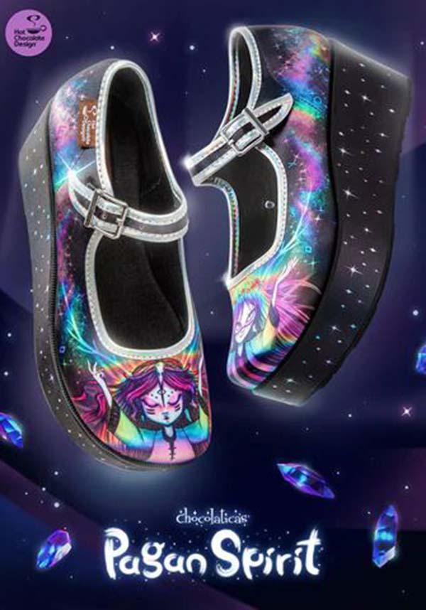 Pagan Spirit | PLATFORMS** - Beserk - all, black, clickfrenzy15-2023, cpgstinc, discountapp, feb23clearance-hotchocolate20, finalsale, HC56222, hippie, hippy, hot chocolate, in stock, instock, labelinstock, labelvegan, lastonesale, mar22, mysterypack2023, platforms, platforms [in stock], poppincandy, R310322, rainbow, sale, shoes, vegan