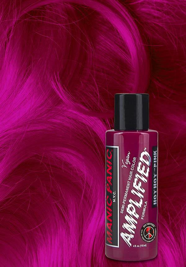 Hot Hot Pink | AMPLIFIED COLOUR - Beserk - all, clickfrenzy15-2023, cosmetics, cpgstinc, discountapp, dye, ebaymp, fp, hair, hair colour, hair dye, hair pink, labeluvreactive, labelvegan, manic panic, manic panic hair, mermaid, pink, uv, uv reactive, uvreactive, uvreactive1, vegan