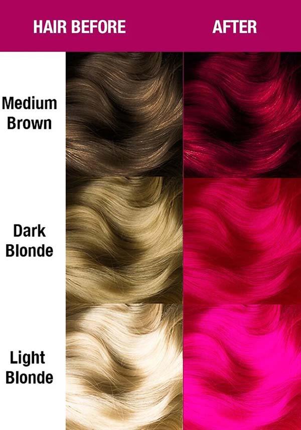 Hot Hot Pink | AMPLIFIED COLOUR - Beserk - all, clickfrenzy15-2023, cosmetics, cpgstinc, discountapp, dye, ebaymp, fp, hair, hair colour, hair dye, hair pink, labeluvreactive, labelvegan, manic panic, manic panic hair, mermaid, pink, uv, uv reactive, uvreactive, uvreactive1, vegan