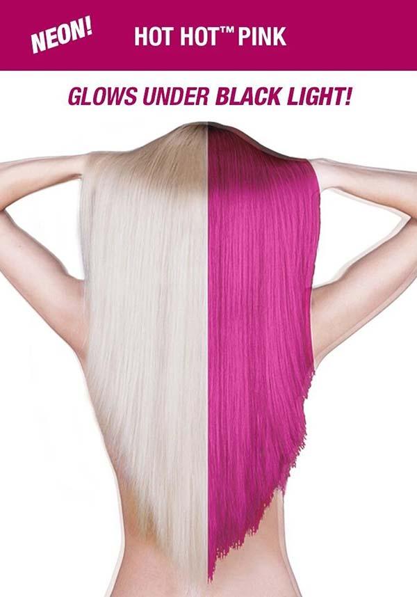 Hot Hot Pink | CLASSIC COLOUR - Beserk - all, clickfrenzy15-2023, cosmetics, cpgstinc, discountapp, dye, ebaymp, fp, hair, hair colour, hair dye, hair pink, labeluvreactive, labelvegan, manic panic, manic panic hair, mermaid, pink, uv, uv reactive, uvreactive, uvreactive1, vegan