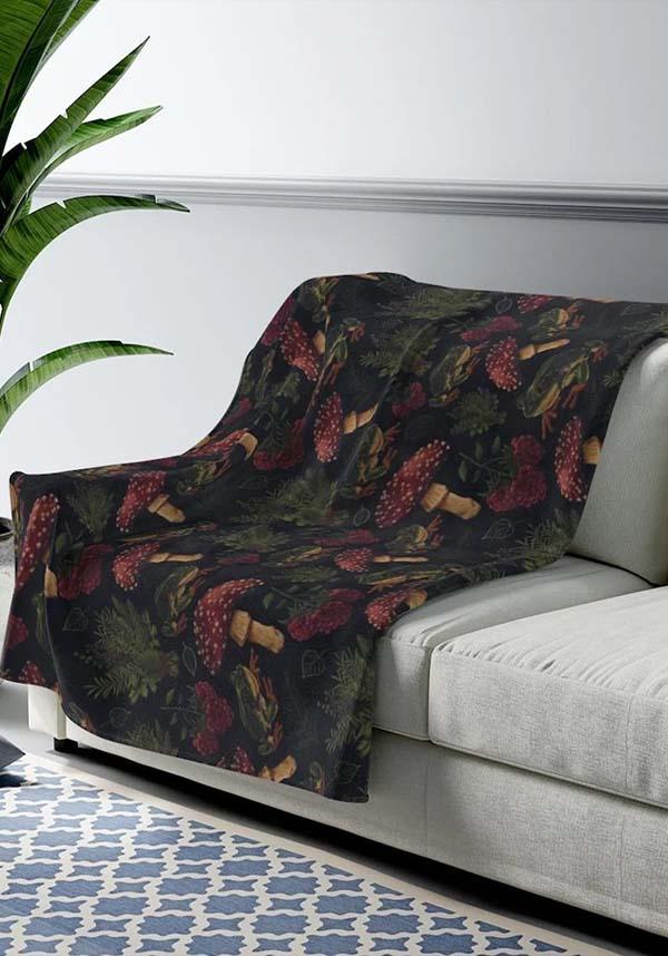 Forest Dweller | BLANKET - Beserk - all, bed, bedding, bedroom, blanket, clickfrenzy15-2023, cottagecore, discountapp, fp, frog, gift, gift idea, gift ideas, gifts, HH180222, home, homeware, homewares, jun22, mens gifts, mothersdayplant, mushroom, mushrooms, plant, plants, R190622, winter, winter homewares