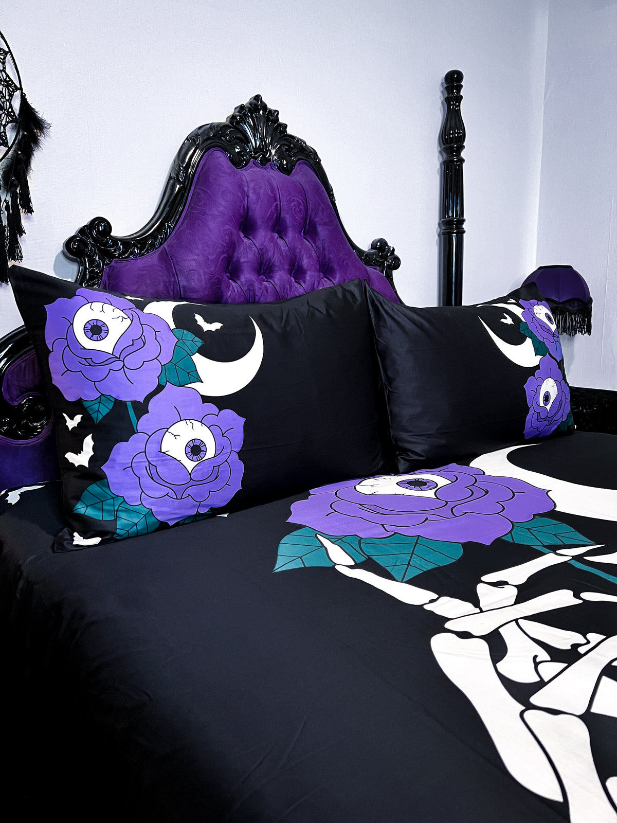 Macabre Blooms | KING QUILT SET [COTTON]