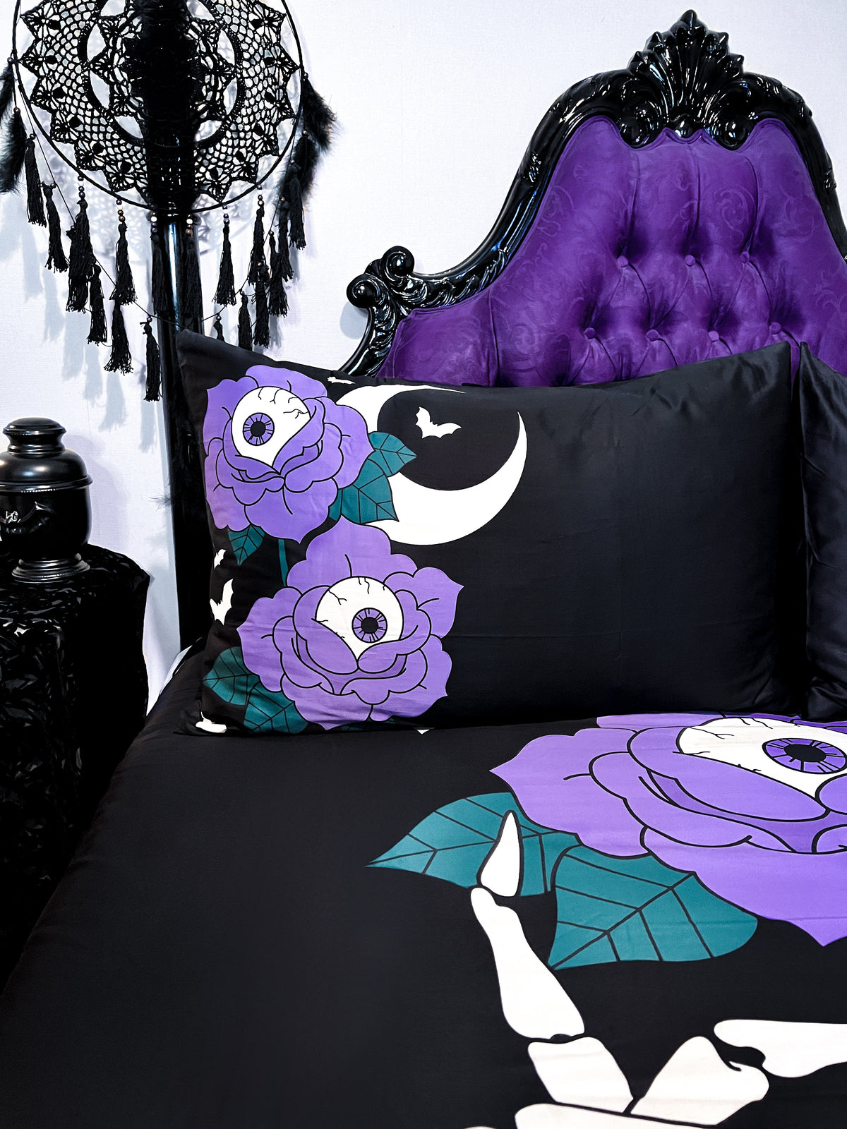 Macabre Blooms | KING QUILT SET [COTTON]