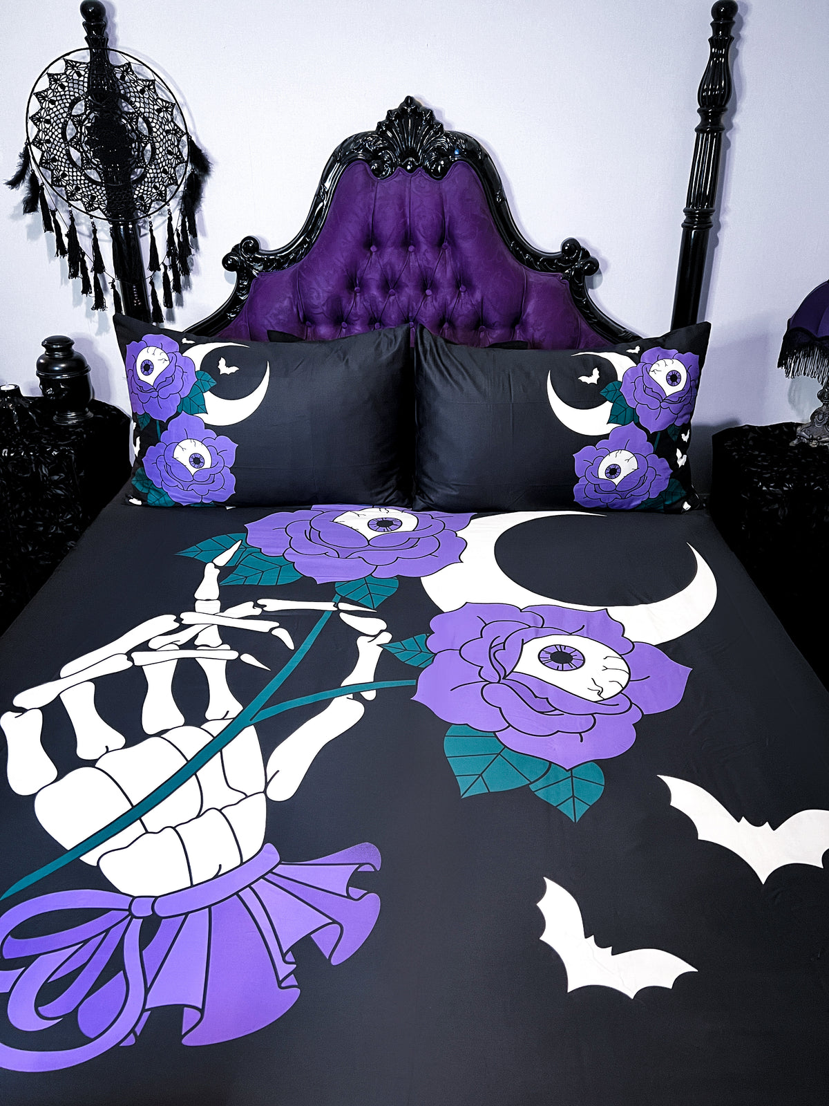 Macabre Blooms | KING QUILT SET [COTTON]