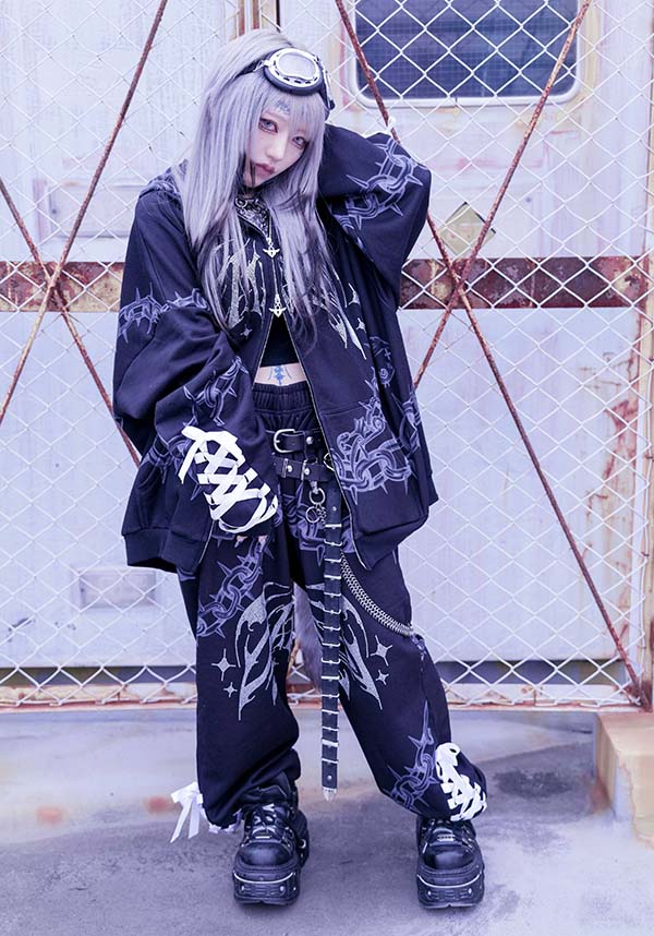 Death Kiss [Black] | CHAIN JOGGERS