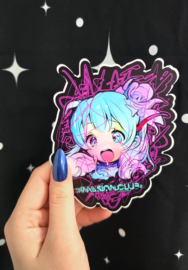 Scribble-Chan [Black] | STICKER