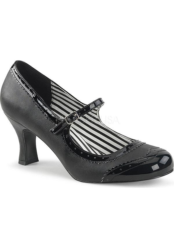 JENNA-06 [Black] | HEELS [PREORDER] - Beserk - all, black, clickfrenzy15-2023, discountapp, fp, heels, heels [preorder], labelpreorder, labelvegan, mary janes, pleaser, ppo, preorder, shoes, vegan