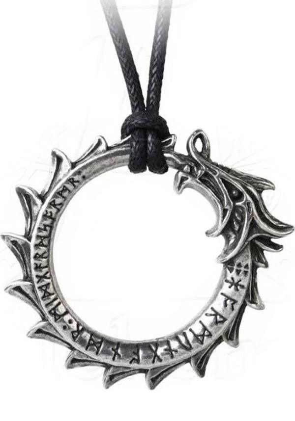 Jormungand | PENDANT - Beserk - accessories, alchemy gothic, all, clickfrenzy15-2023, discountapp, dragon, dragons, fp, goth, gothic, gothic accessories, jewellery, jewelry, ladies accessories, medieval, mens, mens accessories, mens valentines gifts, necklace, pendant, snake