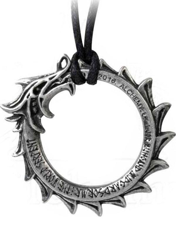 Jormungand | PENDANT - Beserk - accessories, alchemy gothic, all, clickfrenzy15-2023, discountapp, dragon, dragons, fp, goth, gothic, gothic accessories, jewellery, jewelry, ladies accessories, medieval, mens, mens accessories, mens valentines gifts, necklace, pendant, snake