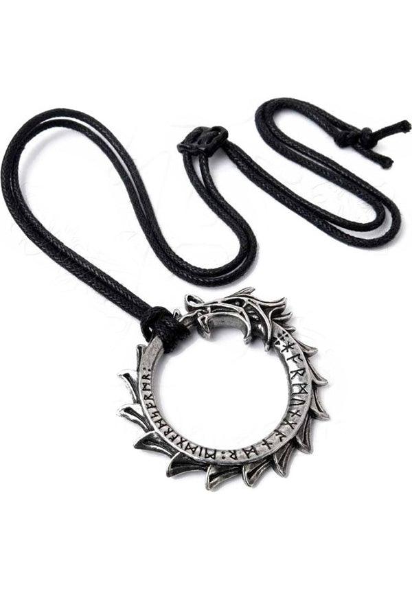 Jormungand | PENDANT - Beserk - accessories, alchemy gothic, all, clickfrenzy15-2023, discountapp, dragon, dragons, fp, goth, gothic, gothic accessories, jewellery, jewelry, ladies accessories, medieval, mens, mens accessories, mens valentines gifts, necklace, pendant, snake