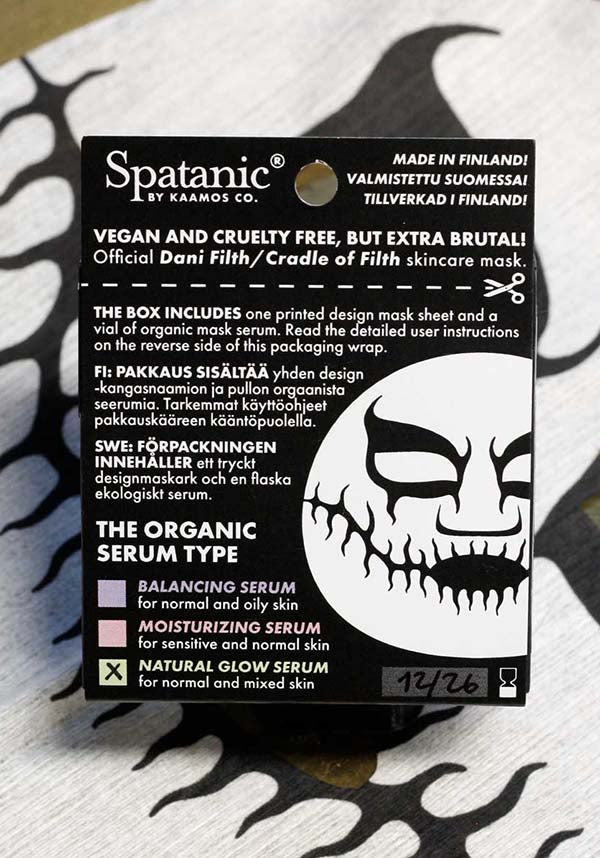 Dani Filth [Natural Glow] | SHEET MASK