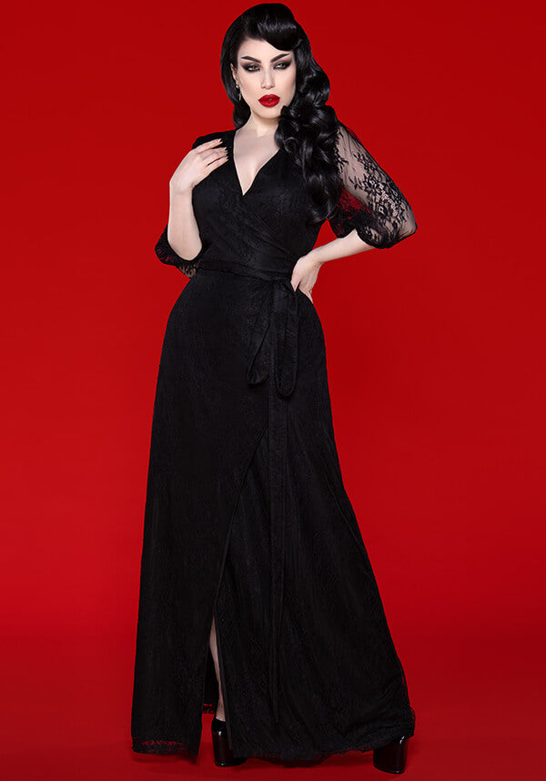 Winona [Black Lace] | DRESS