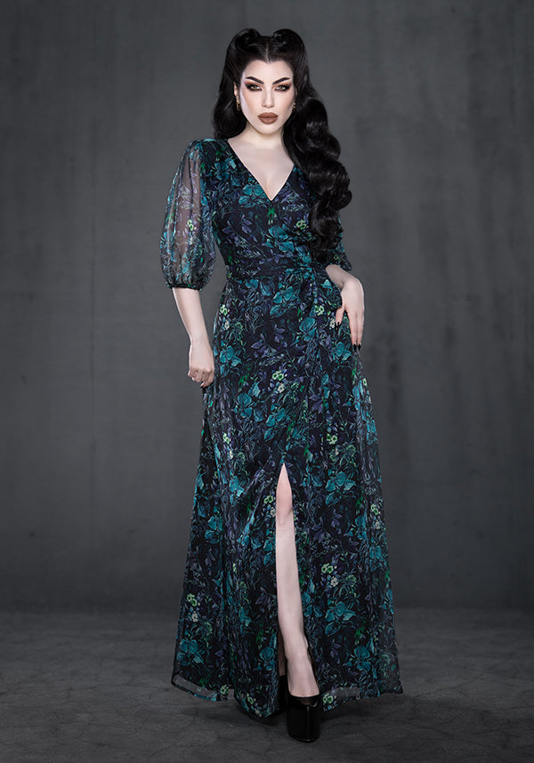 Winona Green Botanical | MAXI DRESS