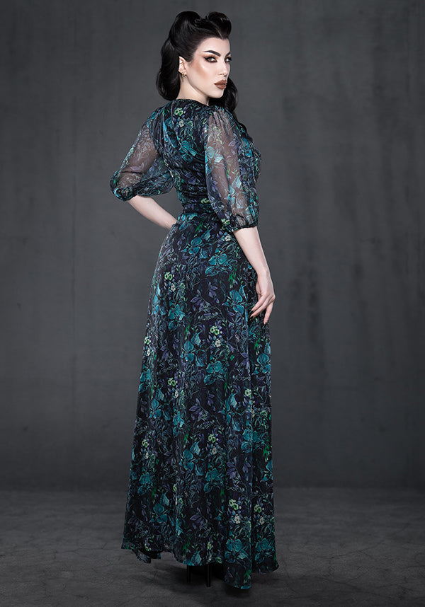 Winona Green Botanical | MAXI DRESS