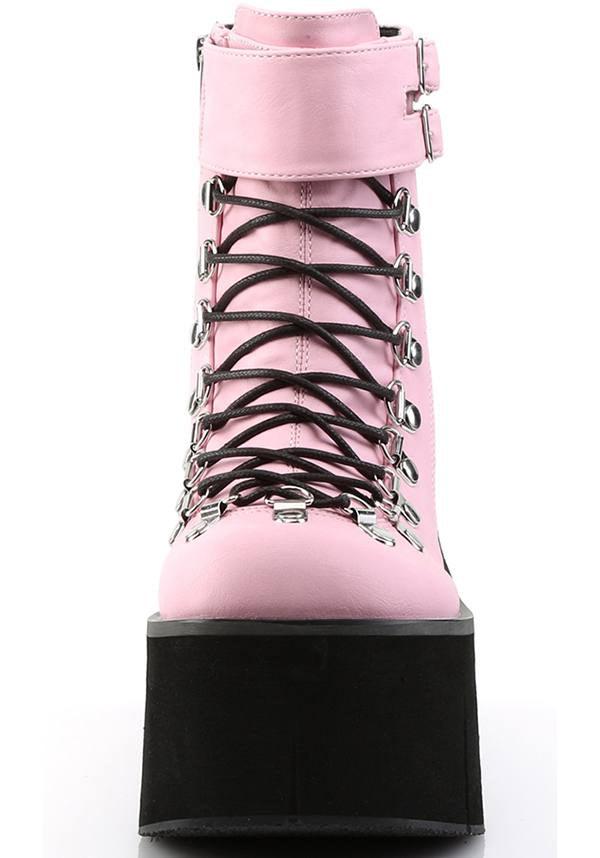KERA-21 [Pink] | PLATFORMS [PREORDER] - Beserk - all, ankle boots, boot, boots, boots [preorder], clickfrenzy15-2023, demonia, demonia shoes, discountapp, fp, harajuku, kawaii, labelpreorder, labelvegan, pastel, pastel goth, pastel pink, pink, platform, platforms, platforms [preorder], pleaserimageupdated, ppo, preorder, shoes, vegan