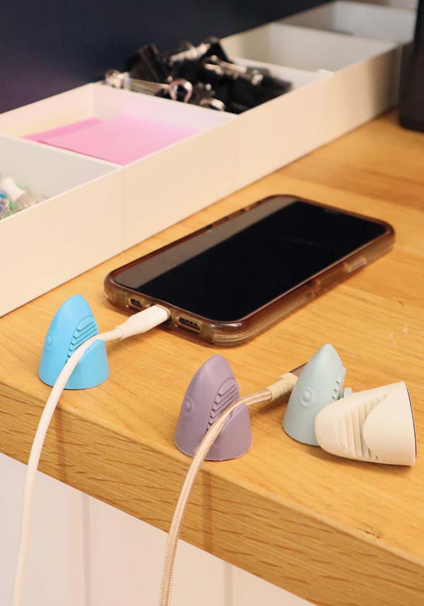 Kikkerland - Sharks Cable Holder - Buy Online Australia