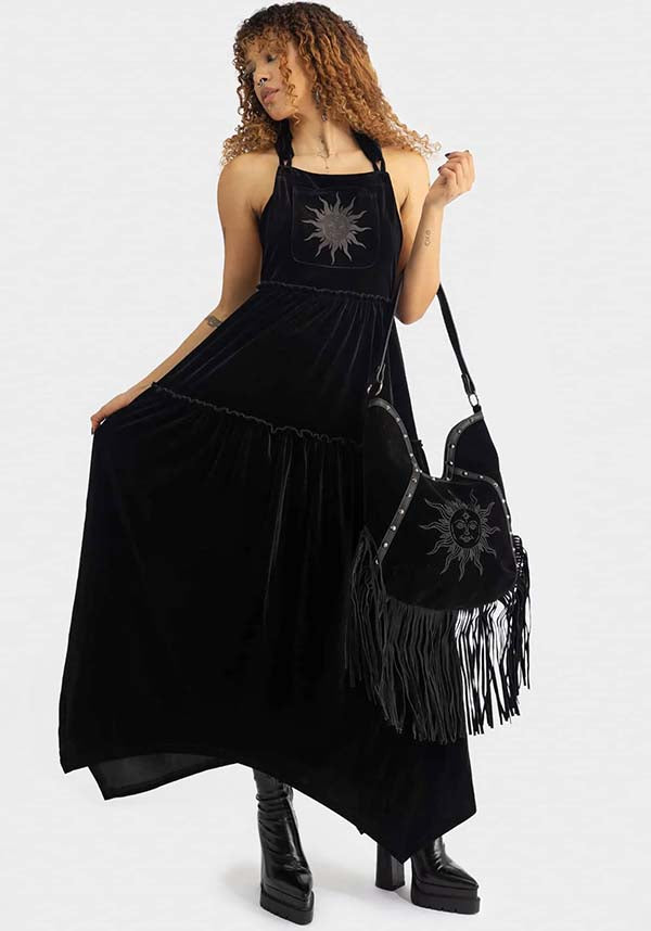 Ascended Maxi | PINAFORE DRESS