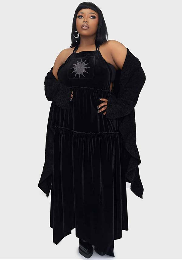 Ascended Maxi | PINAFORE DRESS