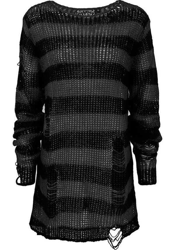 Ash Distress | KNIT SWEATER