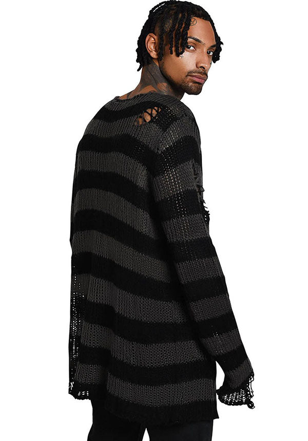 Ash Distress | KNIT SWEATER
