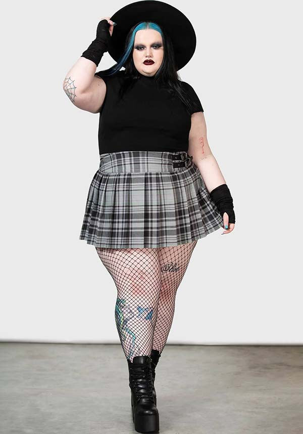 Bat Girl [Grey Tartan] | SKIRT