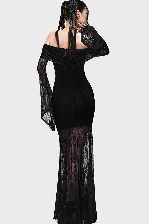 Cathedra [Black] | MAXI DRESS
