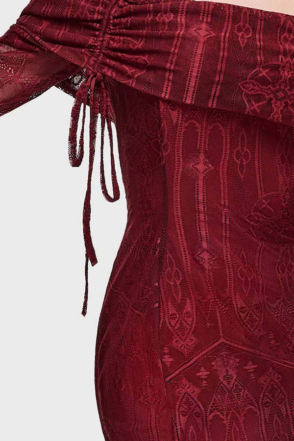 Cathedra [Red] | MAXI DRESS