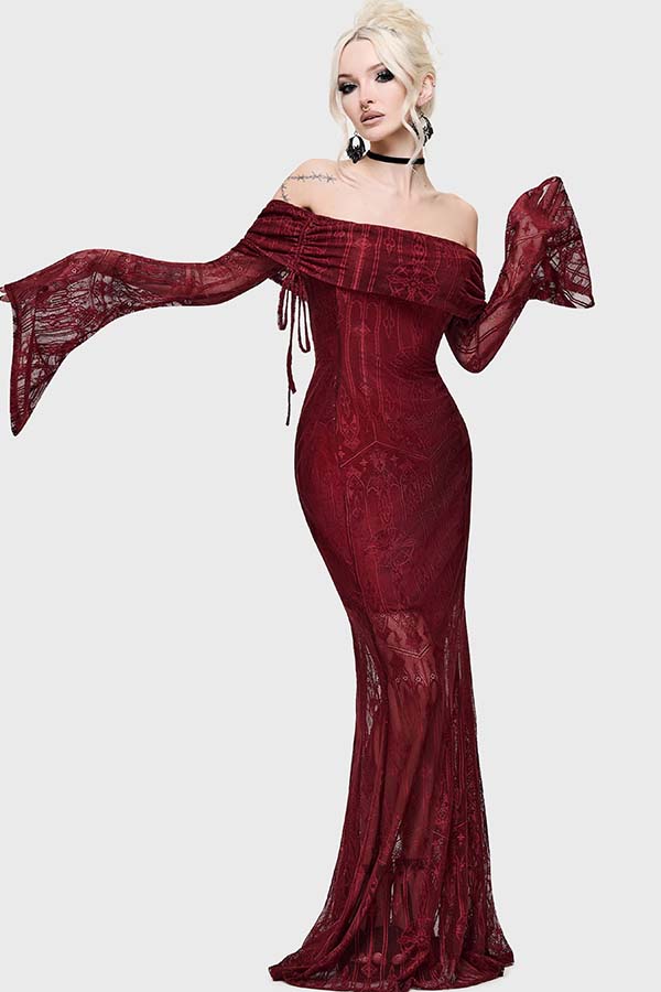 Cathedra [Red] | MAXI DRESS